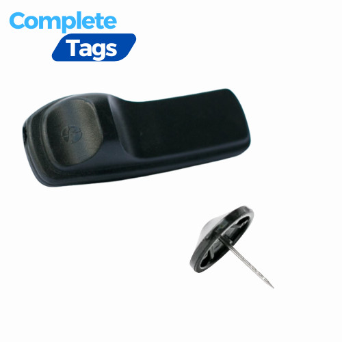 1000 SuperTag I AM 58kHz w/ Pins Black Sensormatic Refurbished Excellent