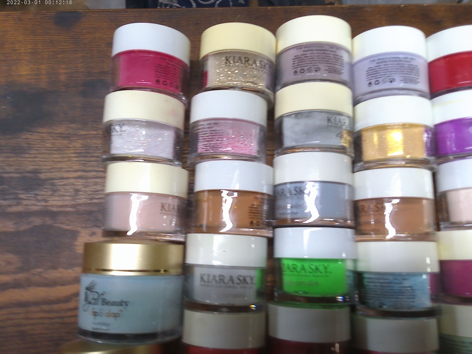 Kiara Sky dip powder HUGE LOT!!HUGE SALE!!70PC-BUY NOW!! $250.00 USED BEST PRICE