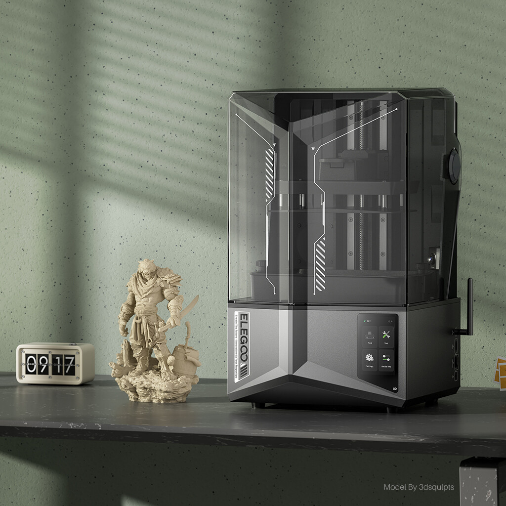 【PRE-OWNED GOOD USED】ELEGOO Saturn 4 Ultra MSLA Resin 3D Printer 12K Mono LCD