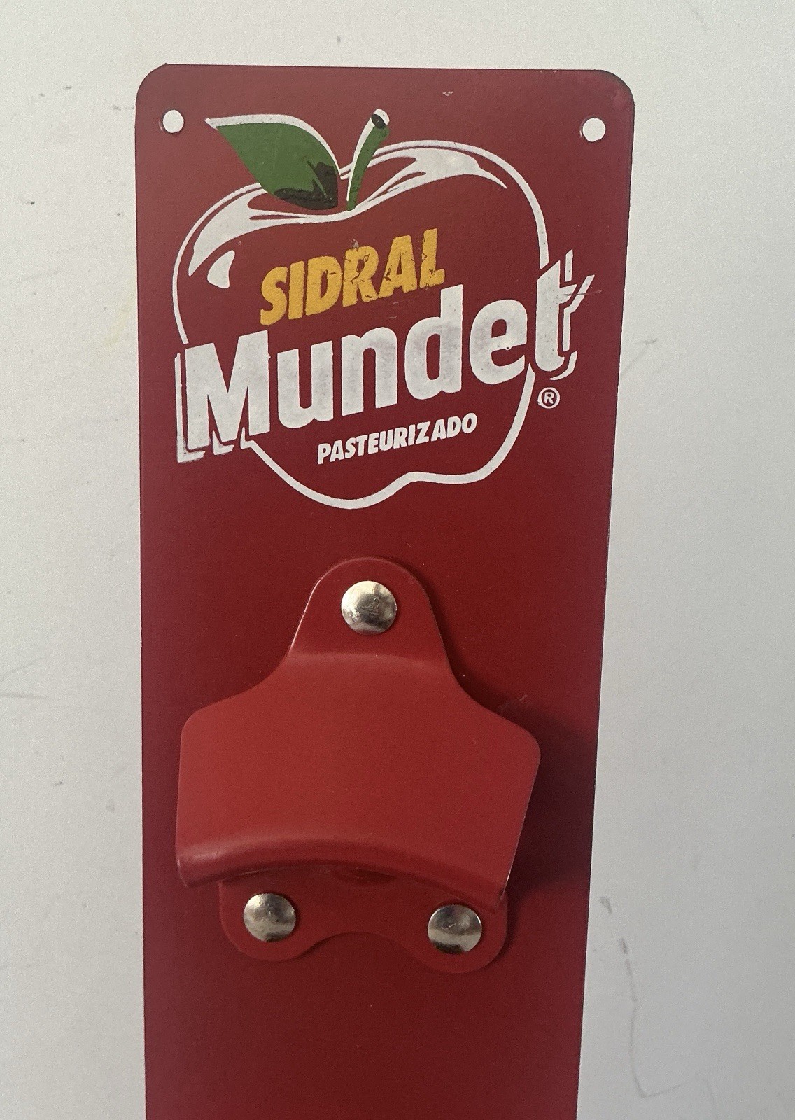Bottle Opener with Cap Catcher Sidral Mundet Soda POP 14” Display ***tk