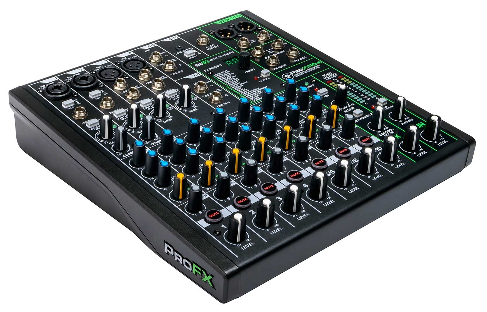 Mackie ProFX10v3 10-Channel Professional Effects Mixer w/USB ProFX10 v3