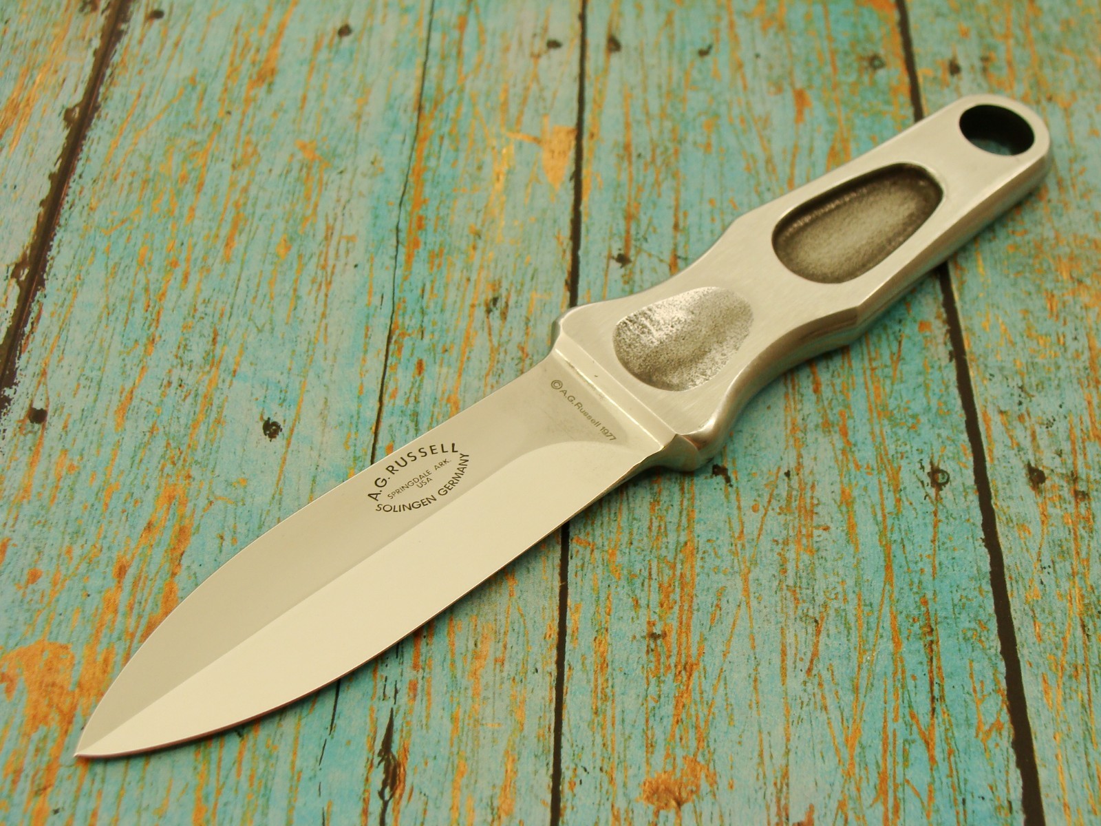 ORIGINAL 1977 A G RUSSELL GERMANY STING DAGGER SHEATH KNIFE VINTAGE KNIVES TOOLS