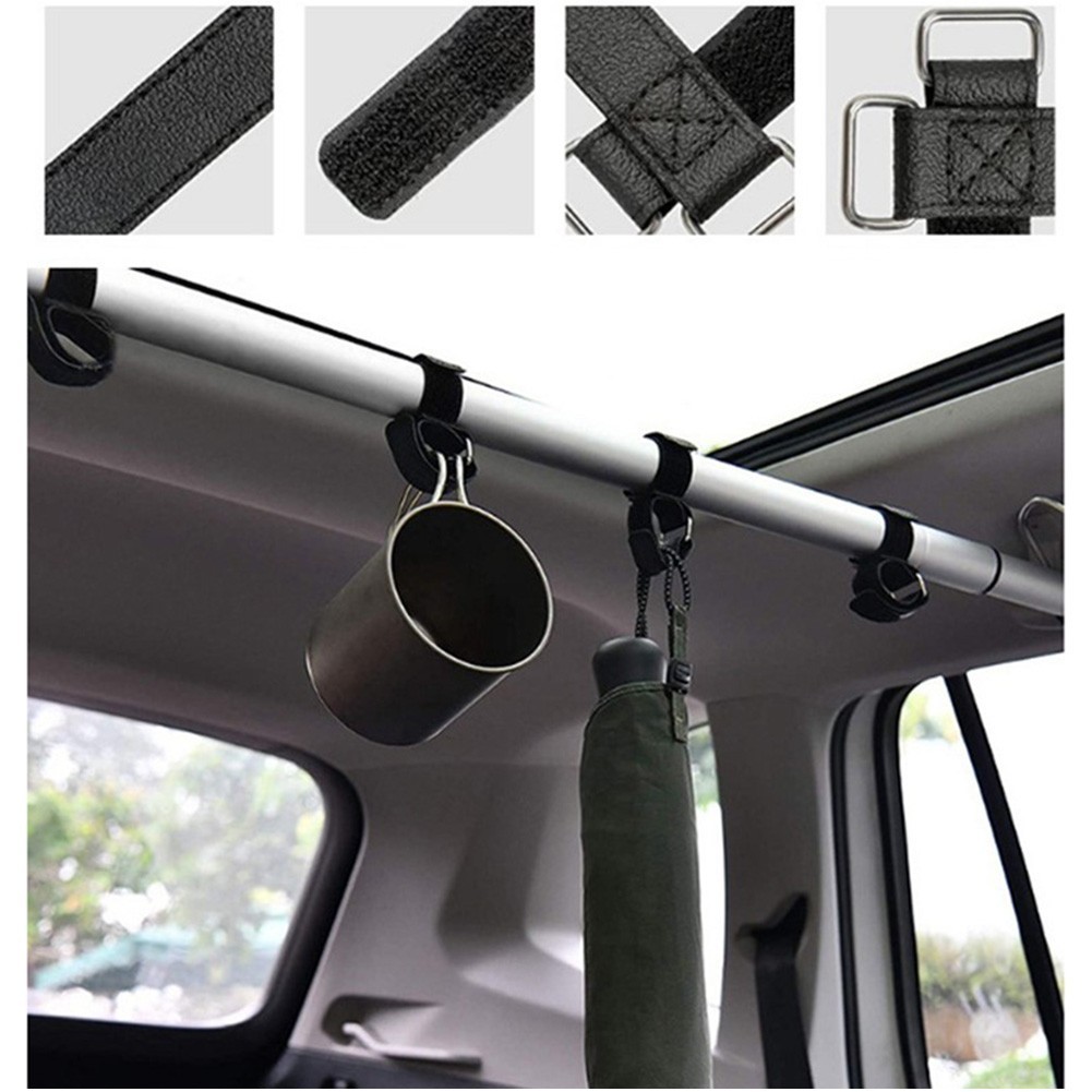 2X Fishing Car OrganizerS Rod Holder Belt RodS Fixed Strap Carrier For Truck SUV