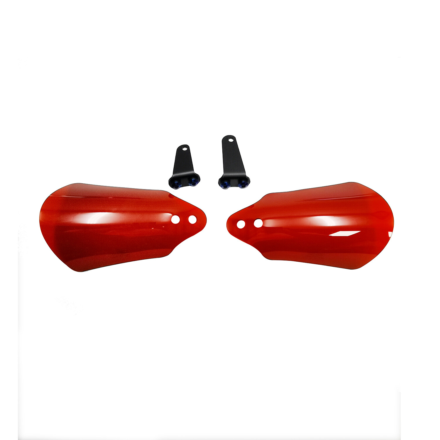 Motorcycle Red Hand Guard Shield Protector Fit Harley Softail Dyna Touring FLHR