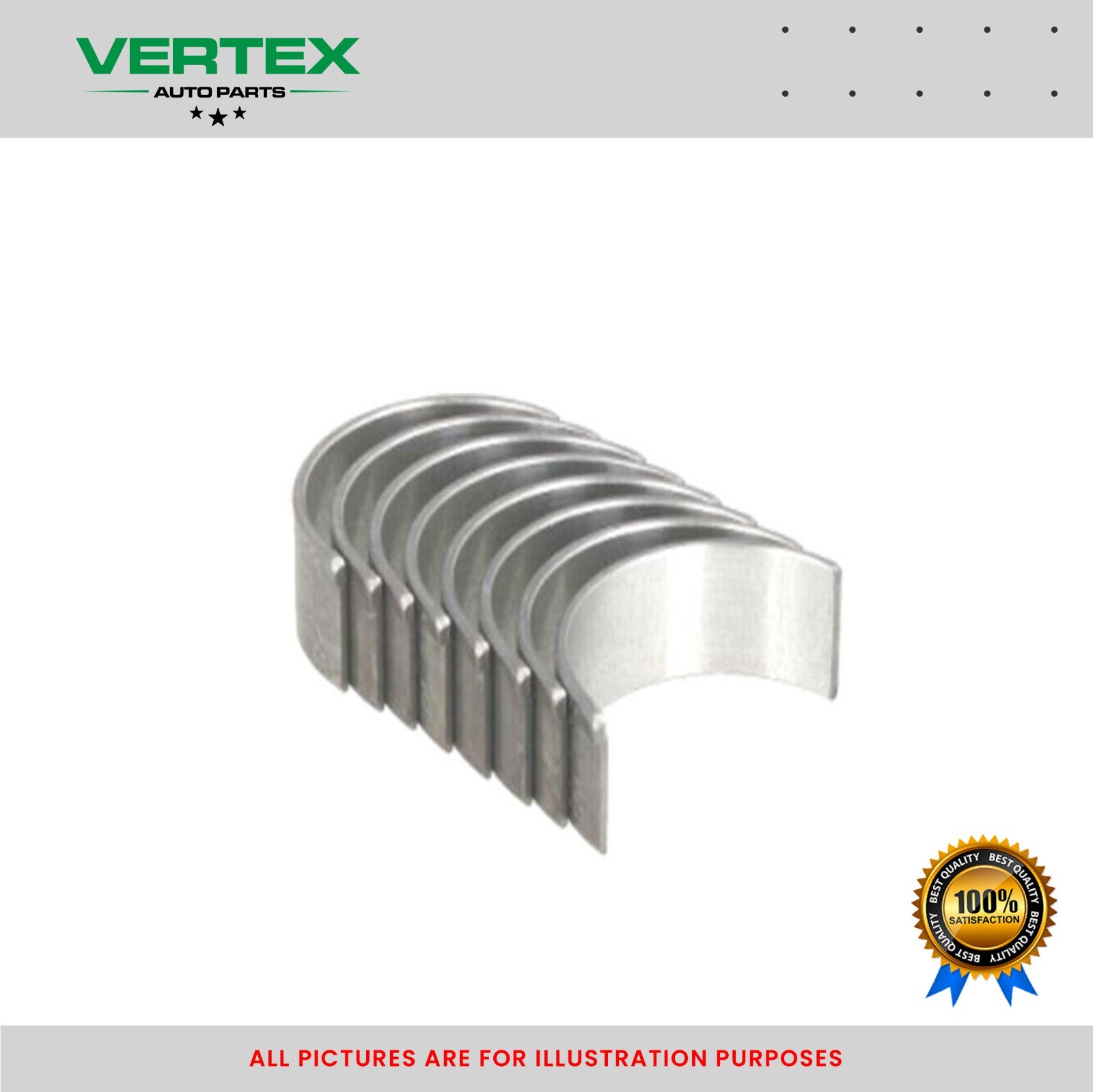 Fits CEE'D RIO 1.4 1.5 1.6 CRDI D4FB Big End & Main crankshaft Bearings 0.50