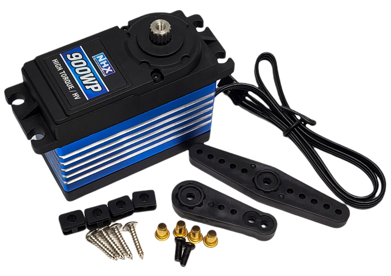 NHX RC 900WP 1/5 1/6 Waterproof 900 oz/in Torque Copper/Steel Gear HV Servo