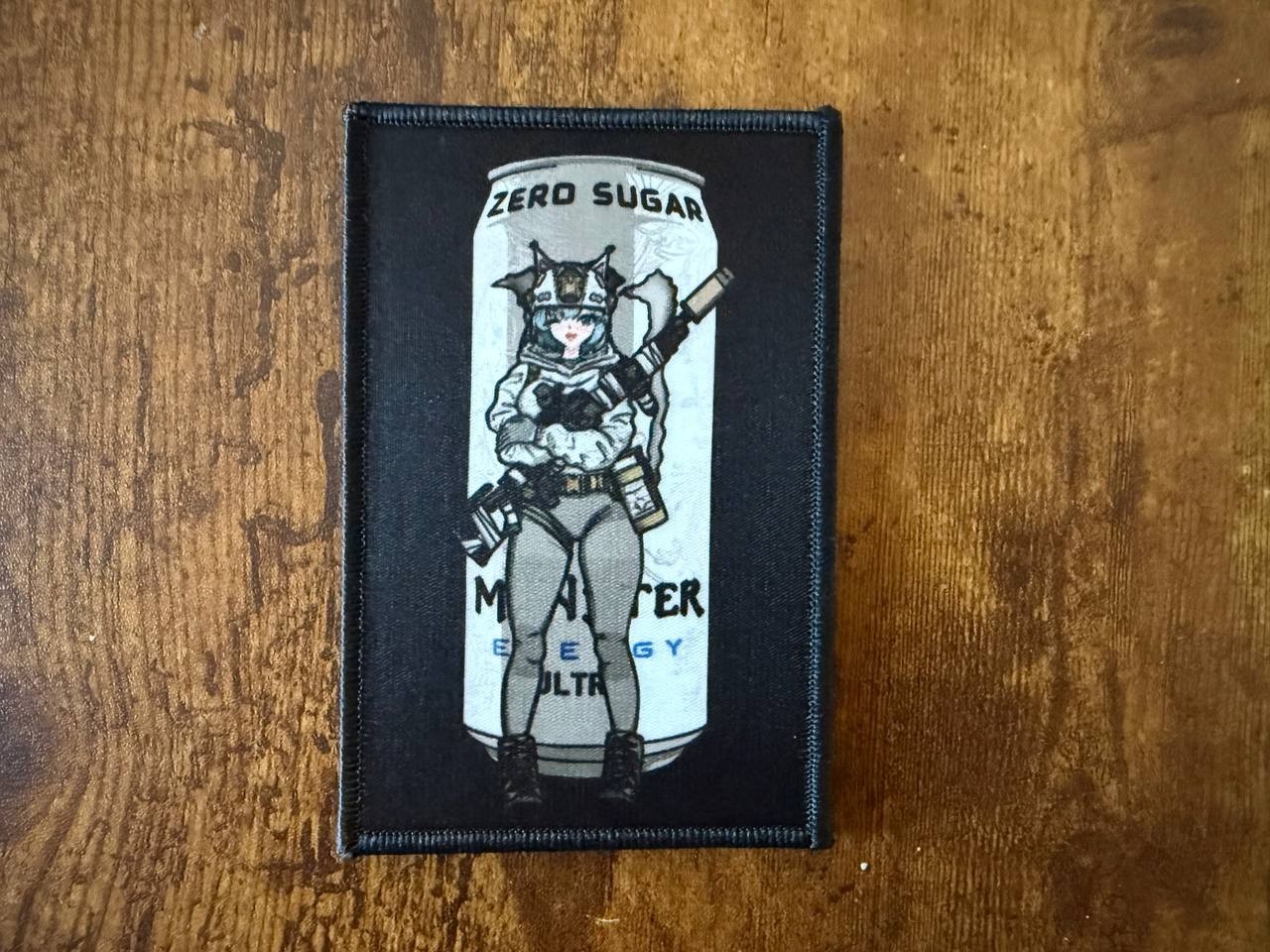Russian Monster Energy Anime Girl - Military Patch