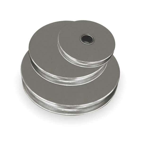 Zoro Select 4Jx61 Sheave, Wire Rope, 1/4 In Max Cable Size, 685 Lb Max Load,