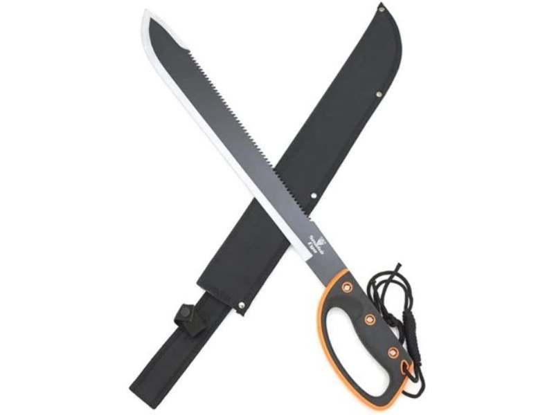 440 Two Tone Stainless Steel Bush Outdoor Machete Knife 27" Blade Yard Tool