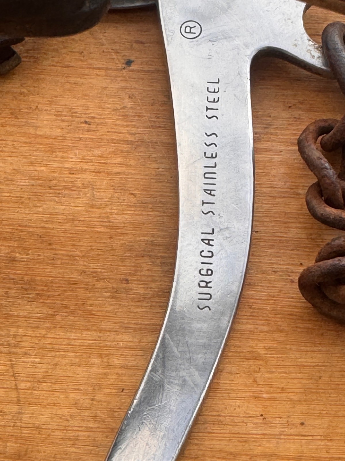 SLIESTER Engraved Surgical Steel Leather Nose Mechanical Hackamore ~ Bitless