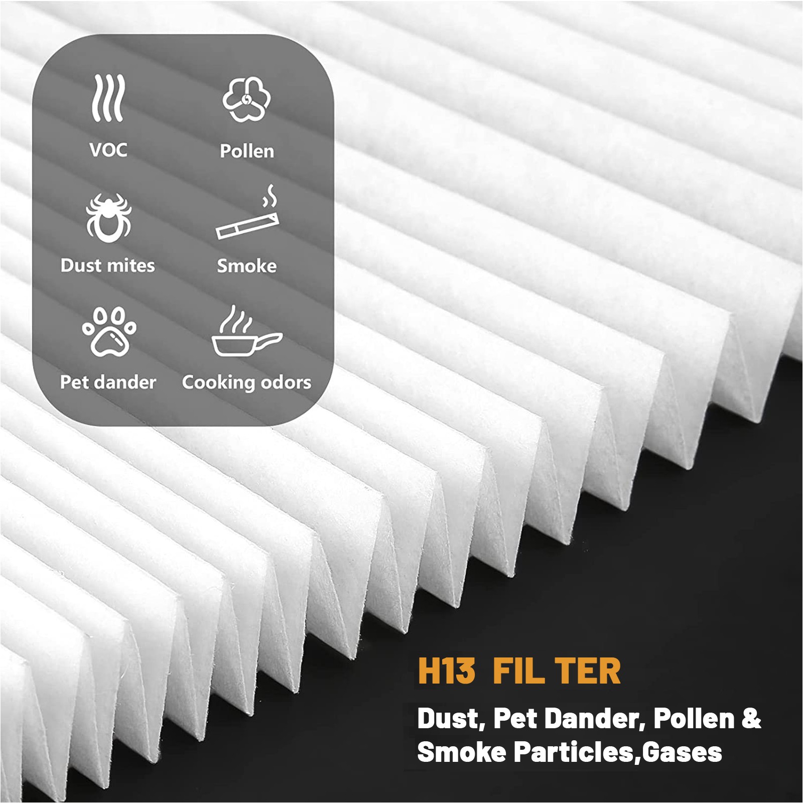 Cabin Air Filter for LEXUS TOYOTA C20025C Carbonized Charcoal 87139-06030