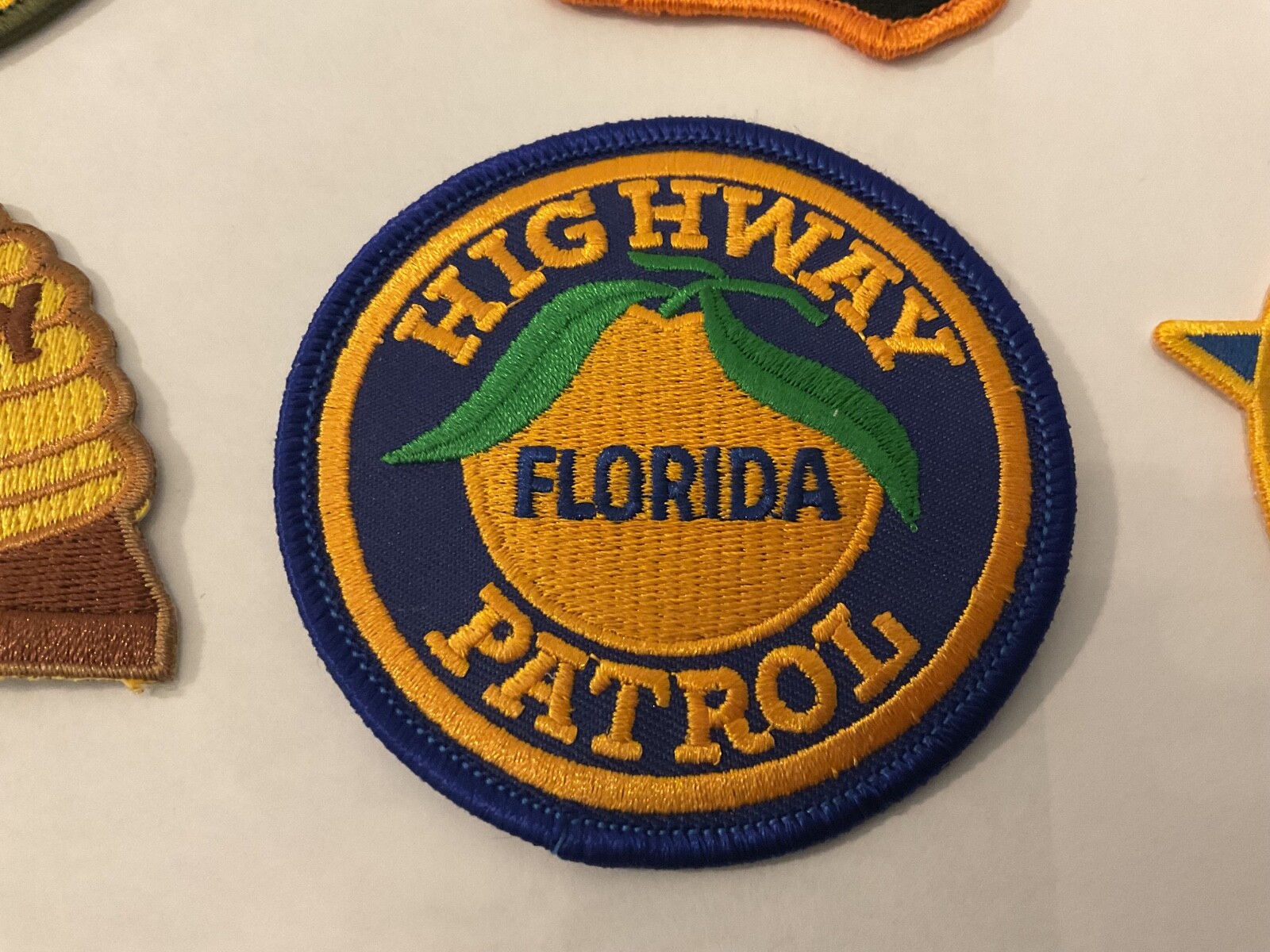 State Law Enforcement patches All different 10 piece set. All new.Hat Size Patch