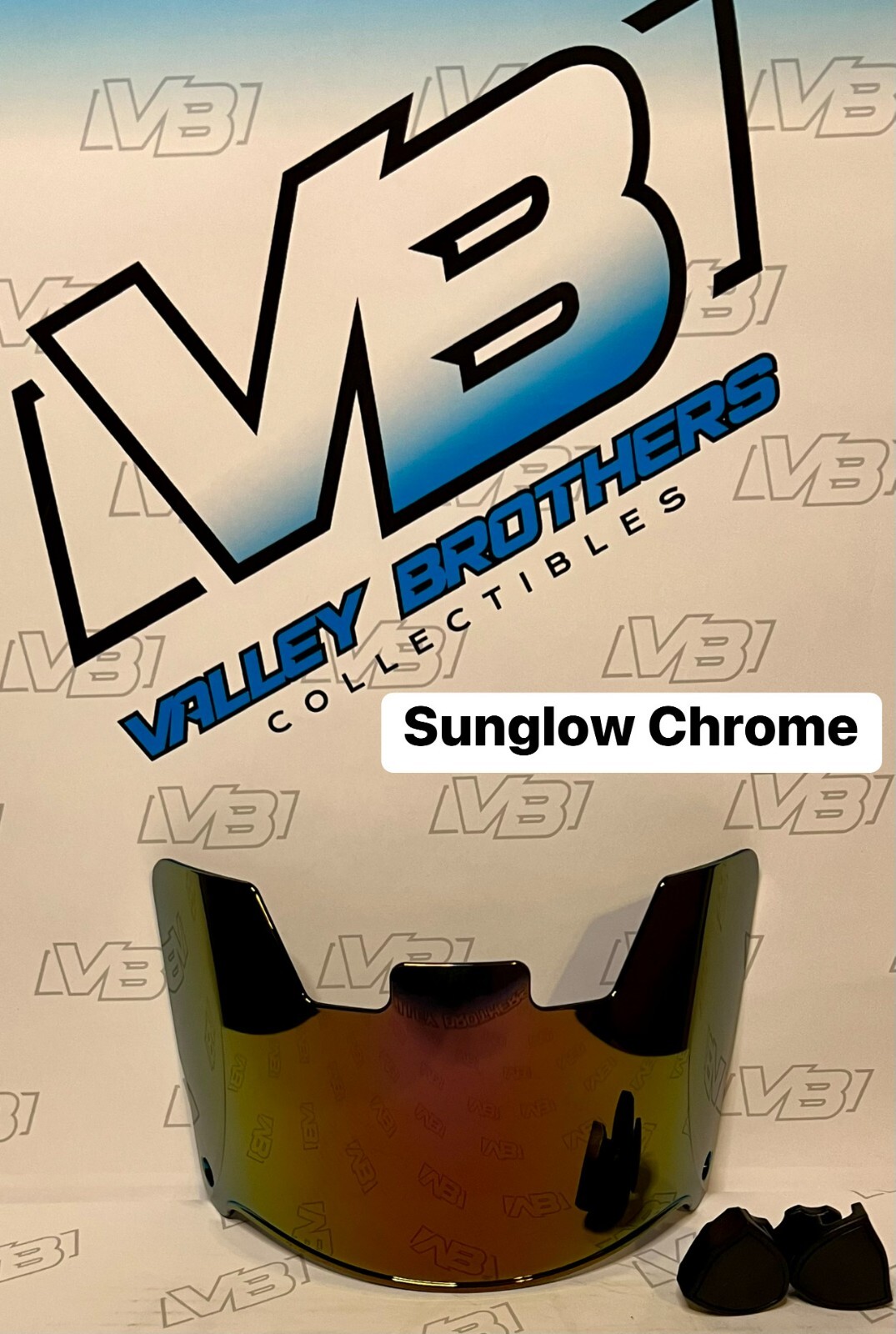 Full-Size Football Visor with Clips