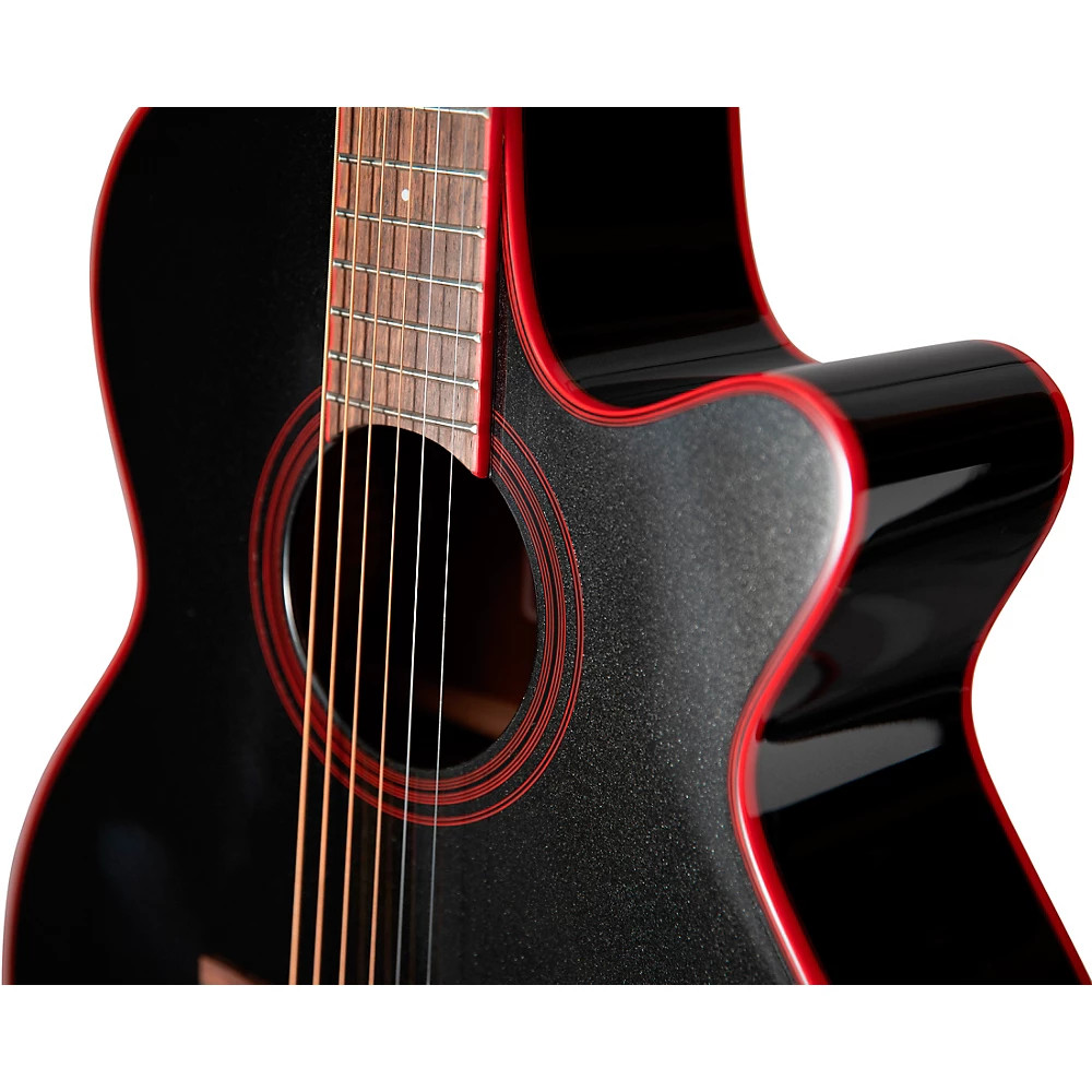 Takamine GF49CE FXC Acoustic-Electric Guitar Cosmic Black 197881456023 RF
