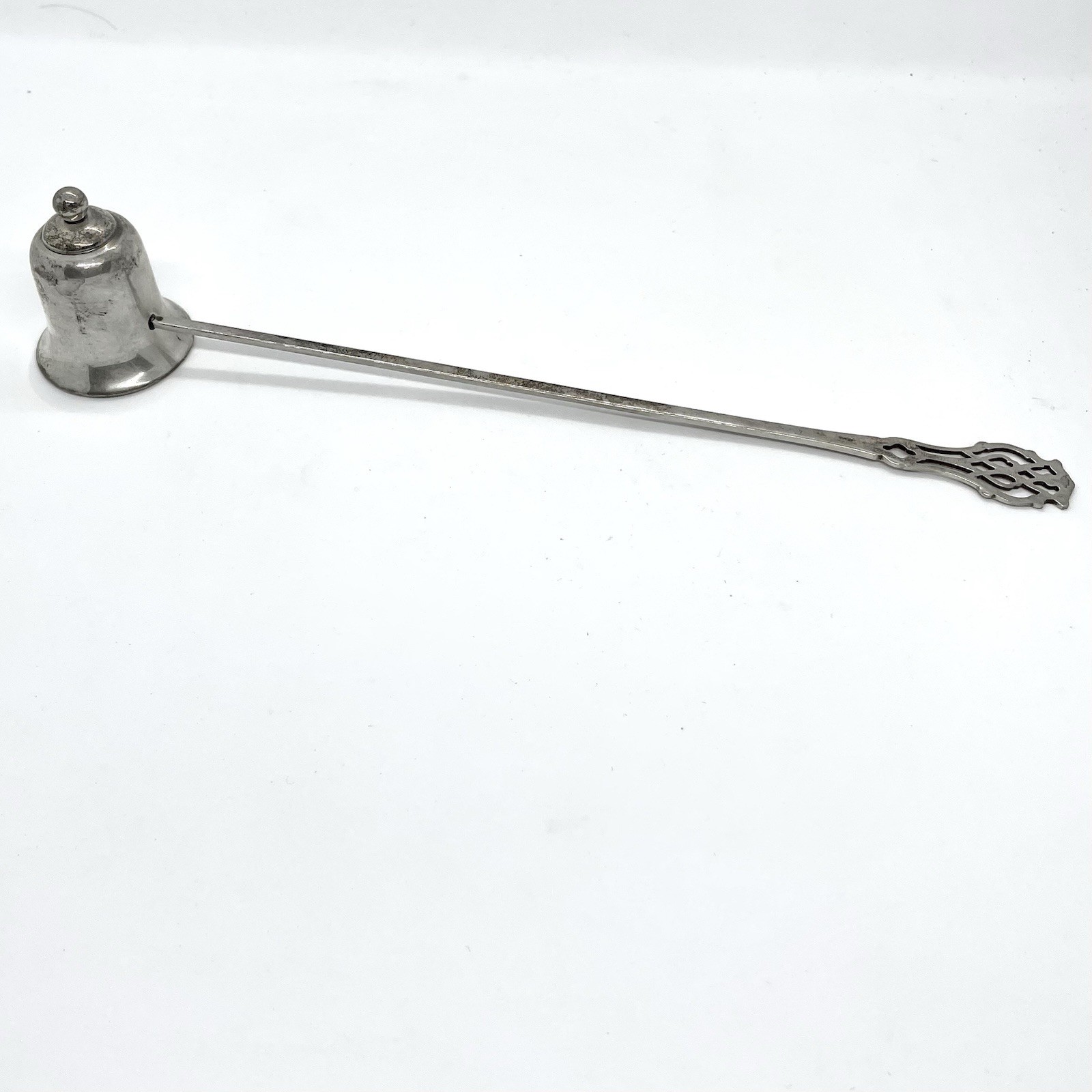 Vintage Chippendale Lunt Sterling Silver Hooded Bell Candle Snuffer Unused 9”