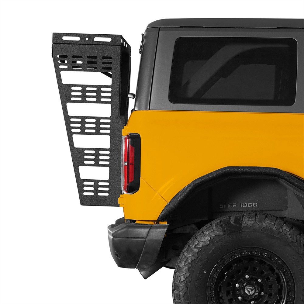 Hooke Road Tailgate Basket Cargo Rack w/ Reinforced Hinge for 21-26 Ford Bronco