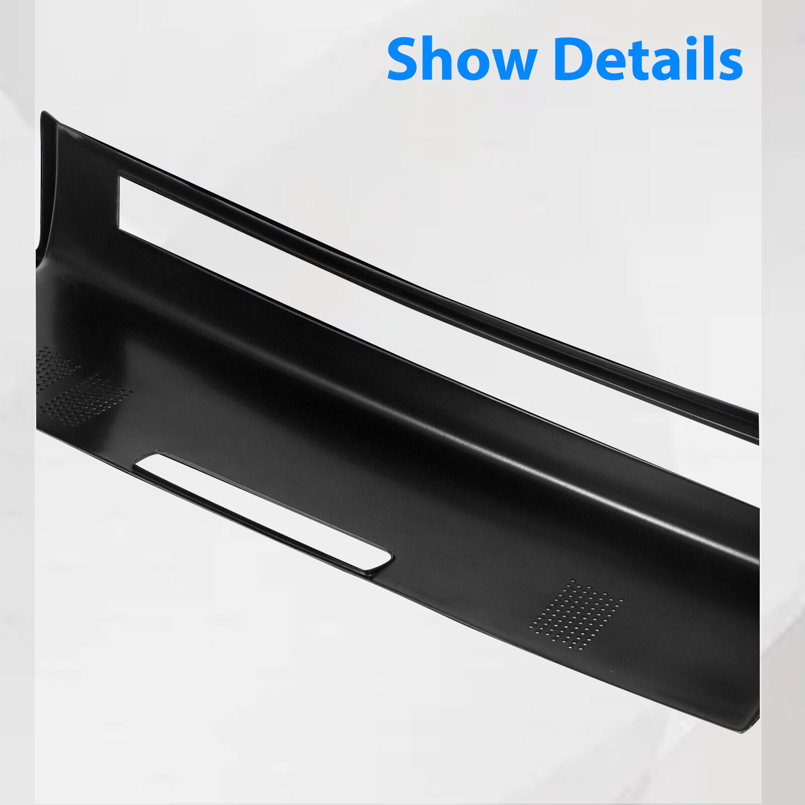 BLK Dash Cover Cap FOR 1981-87 Chevy GMC Full Size Pickup 1981-91 Chevy GMC SUV