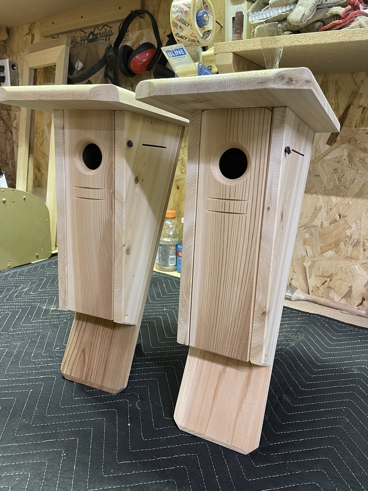 2-pack, Peterson style Bluebird nest box (100% cedar)