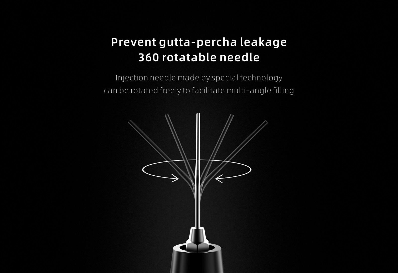 Woodpecker Dental Cordless Endo Fi-G Fi-P Gutta-Percha Obturation System Black