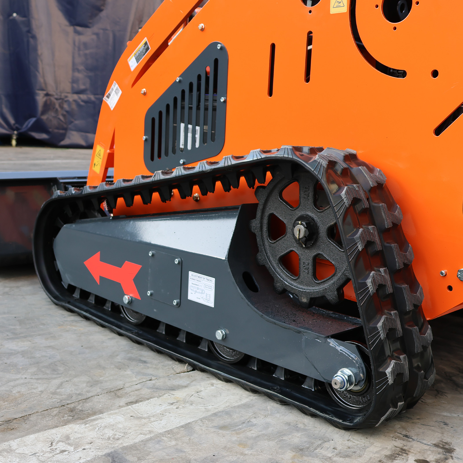 23HP Mini Skid Steer Loader with 3 Attachments, Free Shipping