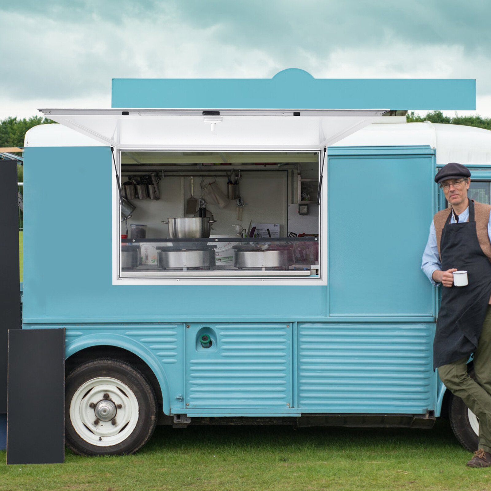 NEW 64"L x 40"W Concession Stand Serving Window Food Truck Service Awning