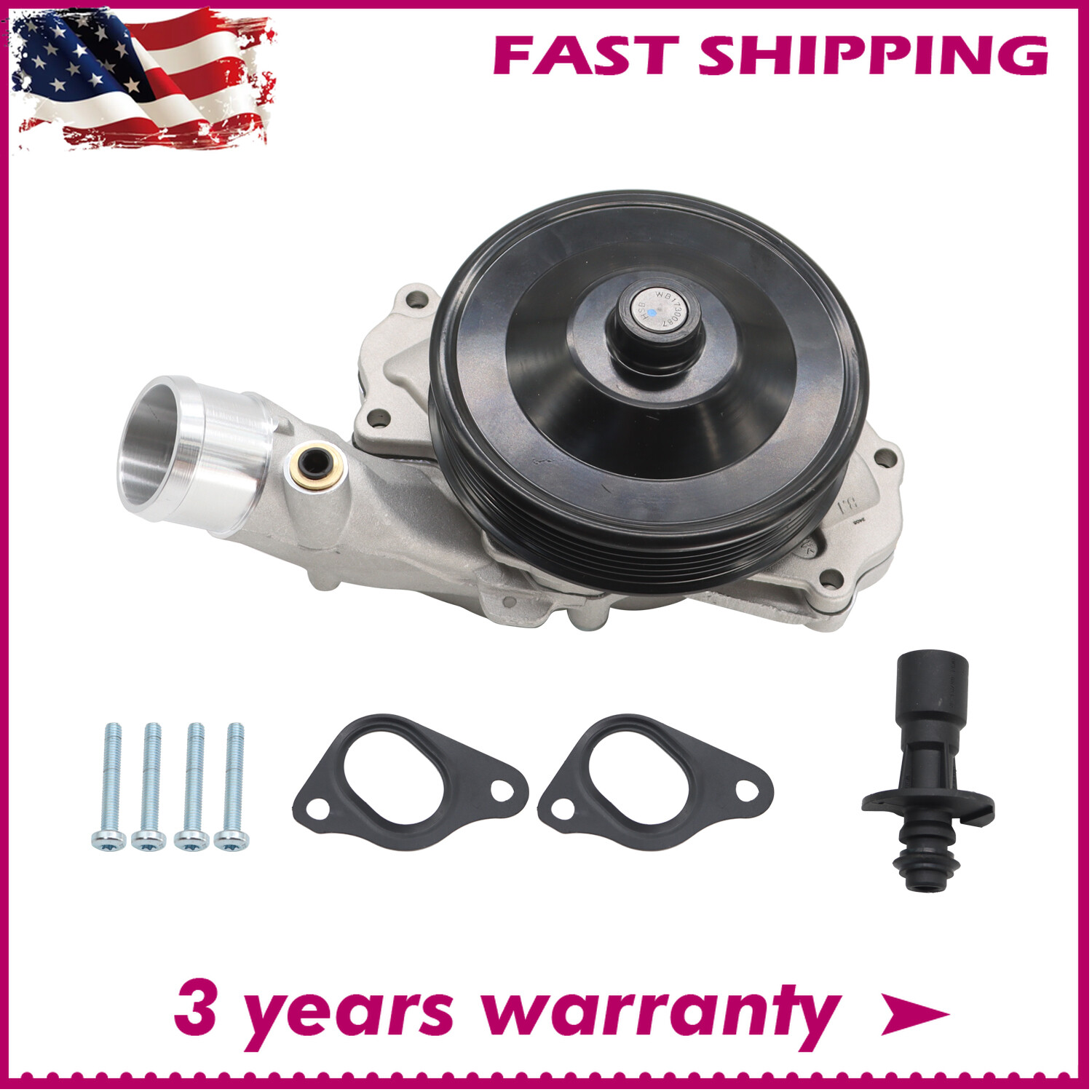 Water Pump For Range Rover Land Sport Velar Jaguar F-Pace XF LR4 XJ XFR F-Type