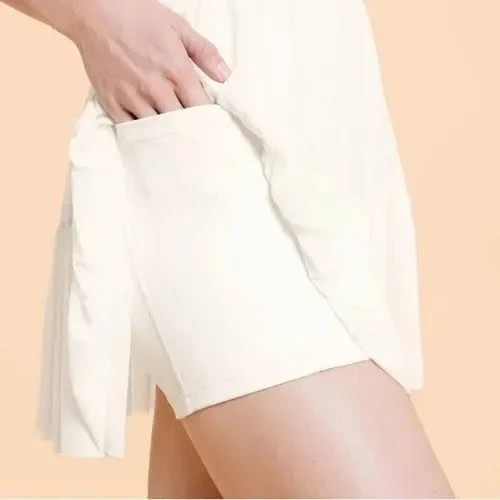 Blogilates Ballerina Active Dress W/Shorts Sugar Swizzle/Cream Size Small NWT