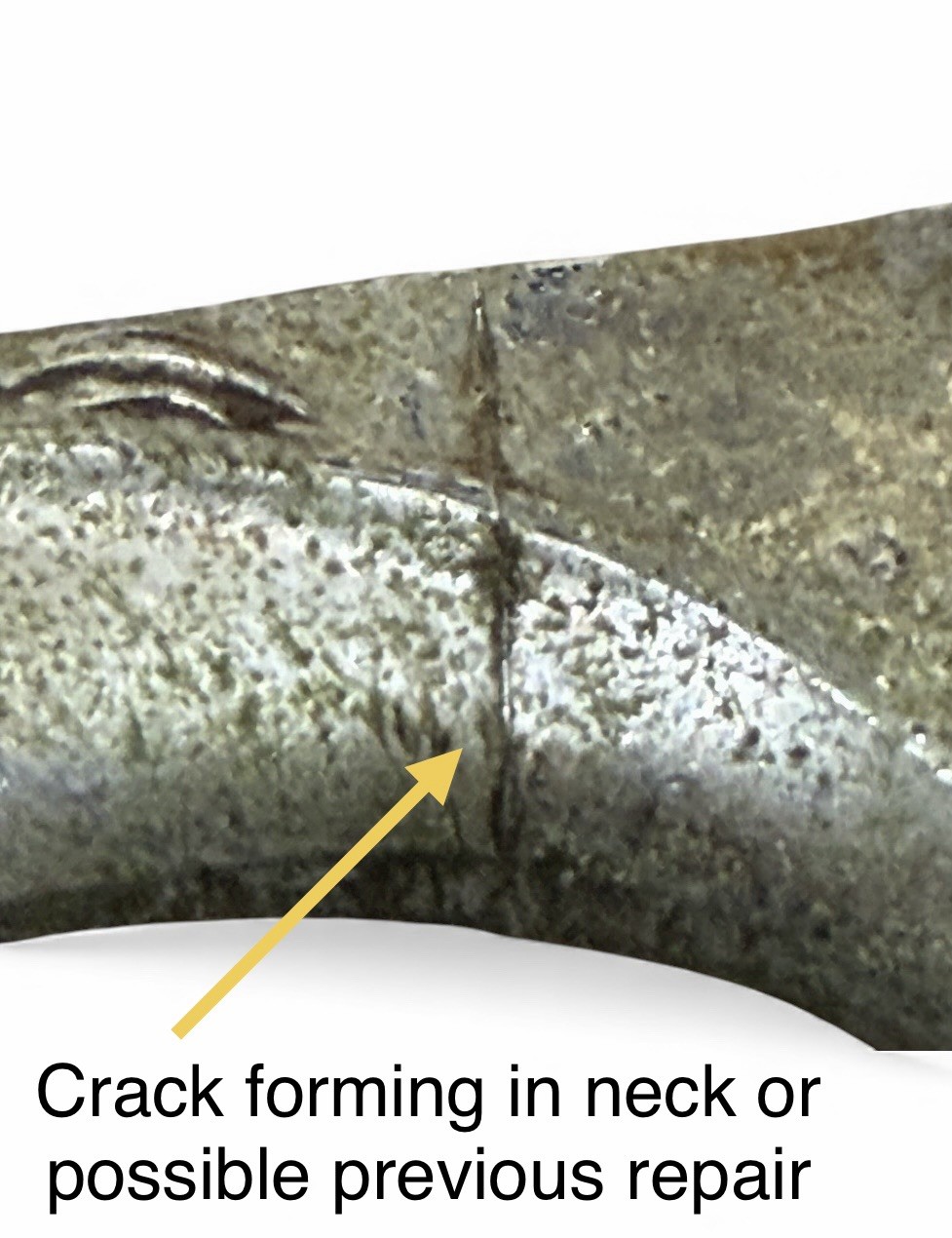 OEM 1934 Pontiac Hood Ornament Unrestored Mounted on Wood Base