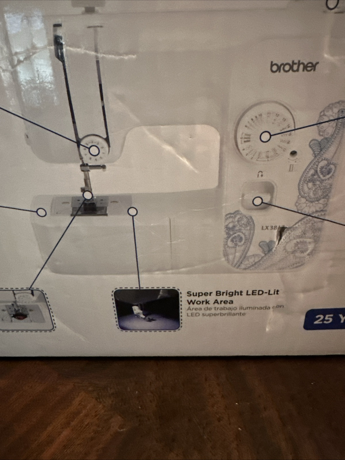 Brother LX3817 Lightweight 17-Stitch Full-Size Sewing Machine-Unopened ~ NIB