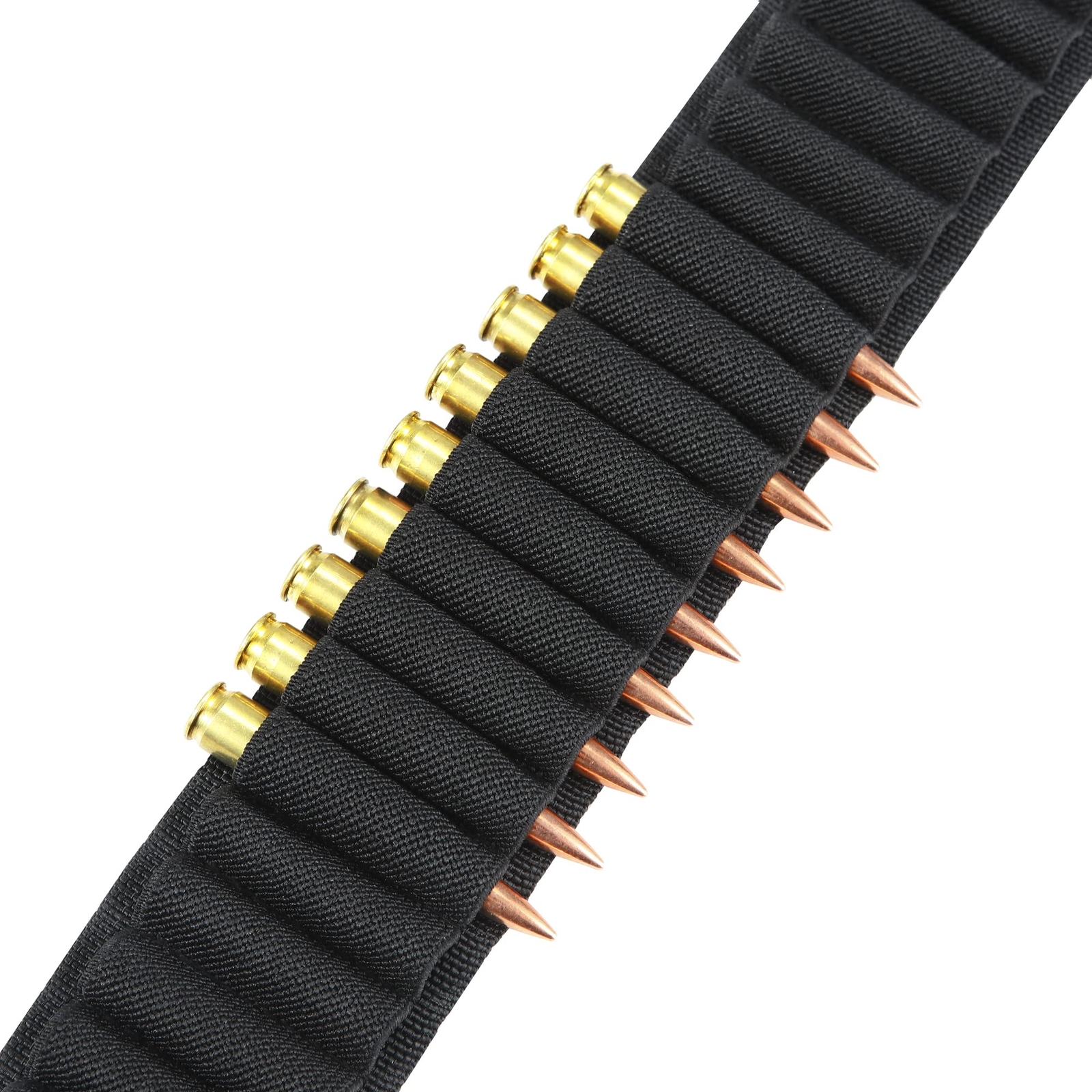 Adjustable Rifle Ammo Bandolier 50 Rounds 10/22/.22LR/.17HMR/.222/.223, 5.56mm