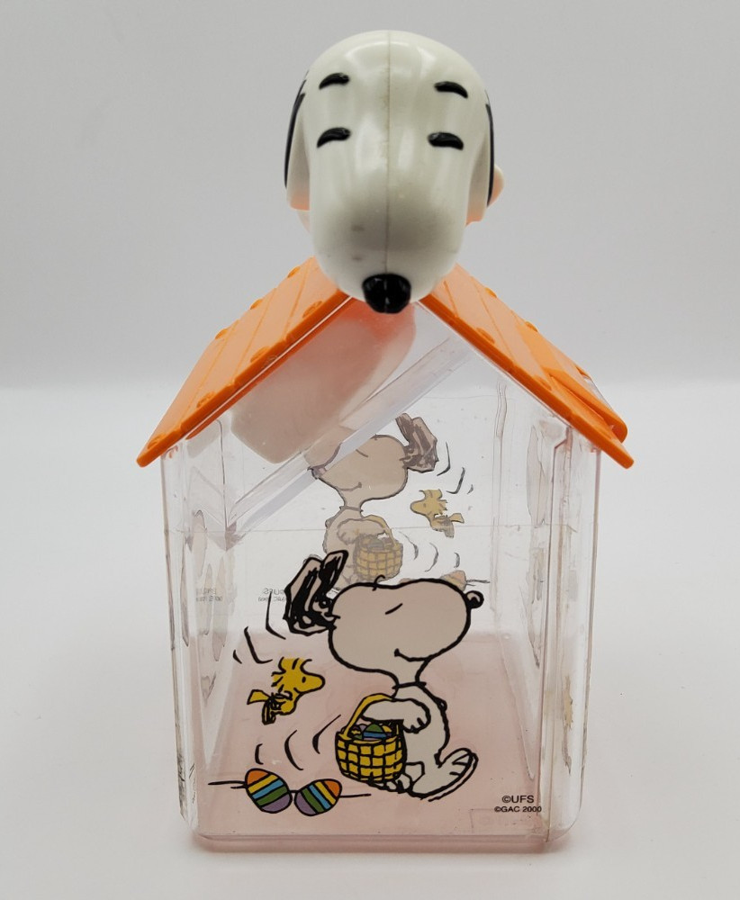 Snoopy Easter House Treat Box 2000 Peanuts Storage Candy Container Woodstock Rar