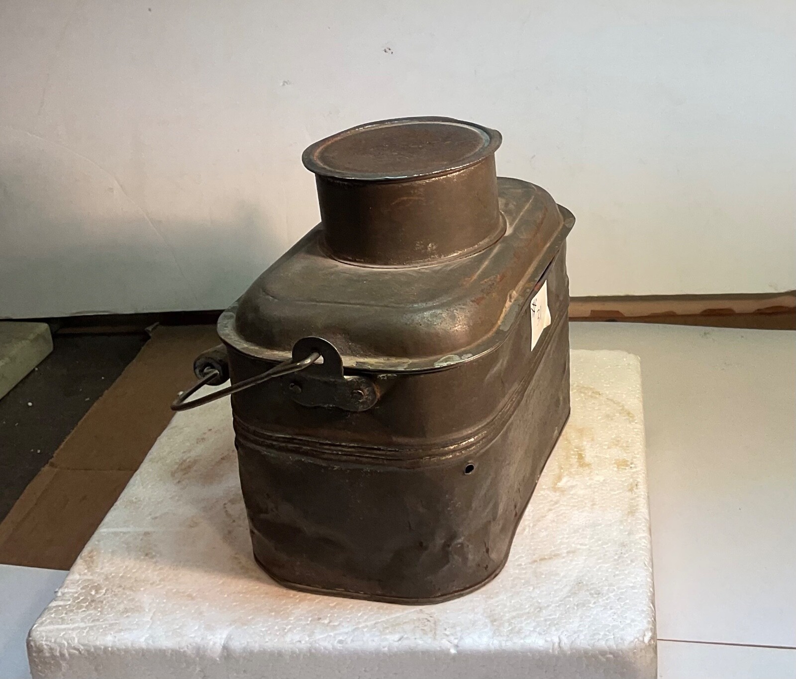 #31 VY RARE BREAKER BOYS/CHILDS SMALL MINERS RAILROAD LUNCH PAIL 3 PCS 7 1/2” T.