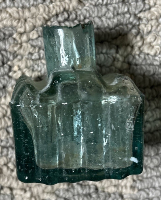 Vtg Igloo Ink Bottle & Square Ink Bottle