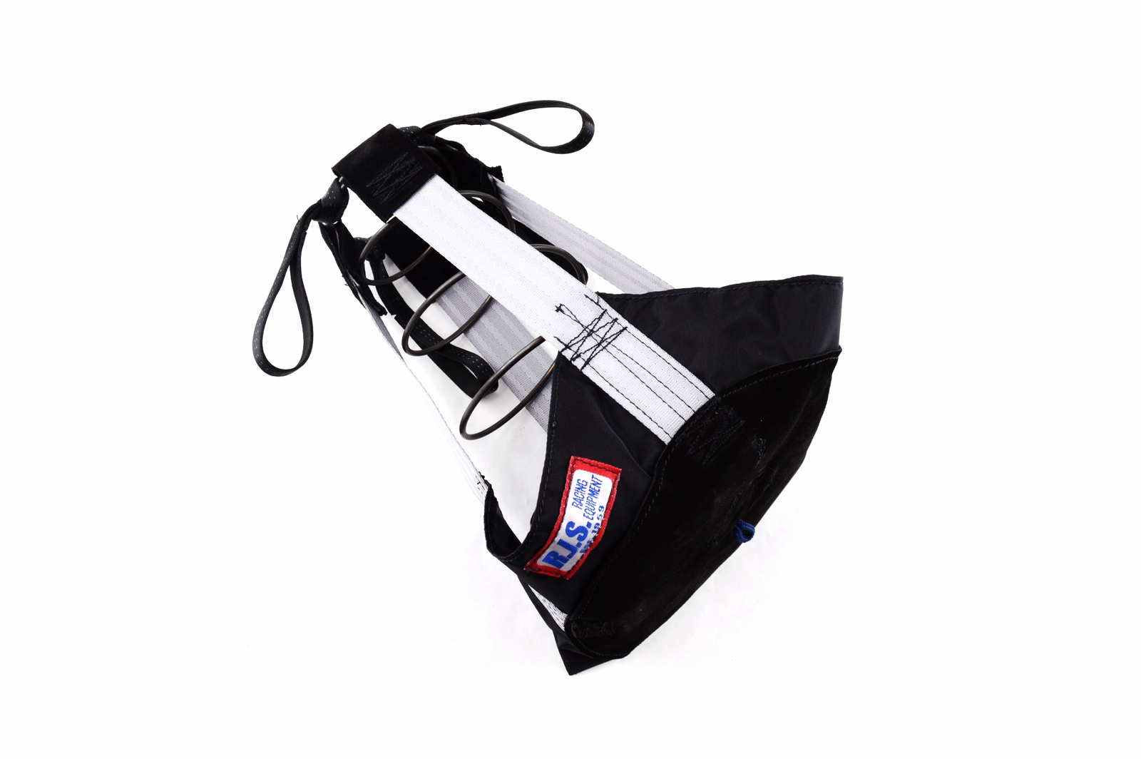 RJS RACING EQUIPMENT DRAG PARACHUTE SPRING LOADED BLACK DRAG CHUTE 7000301