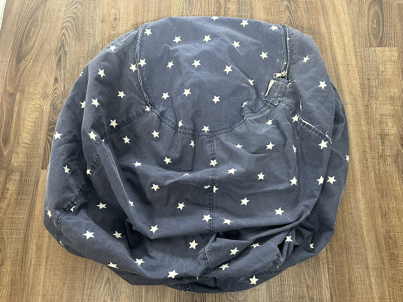 Pottery Barn Kids Anywhere Beanbag Navy Glow-in-the-Dark Stars Slipcover