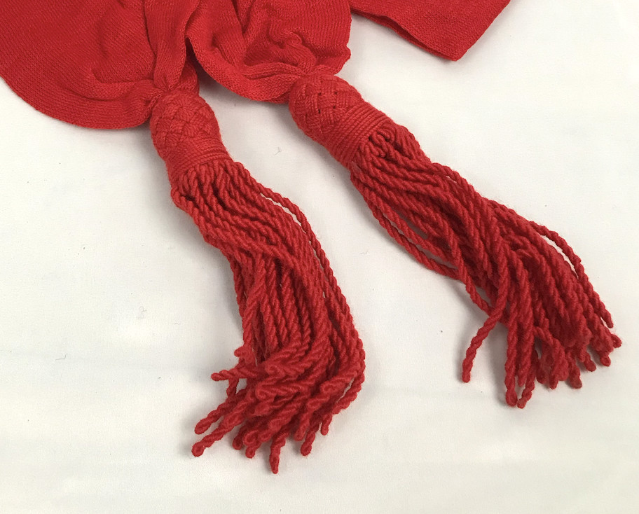 Red Wool Sash - Civil War NCO - Reenactment