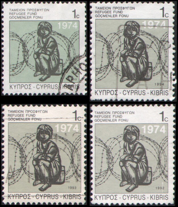 Cyprus #RA9-RA12 Used