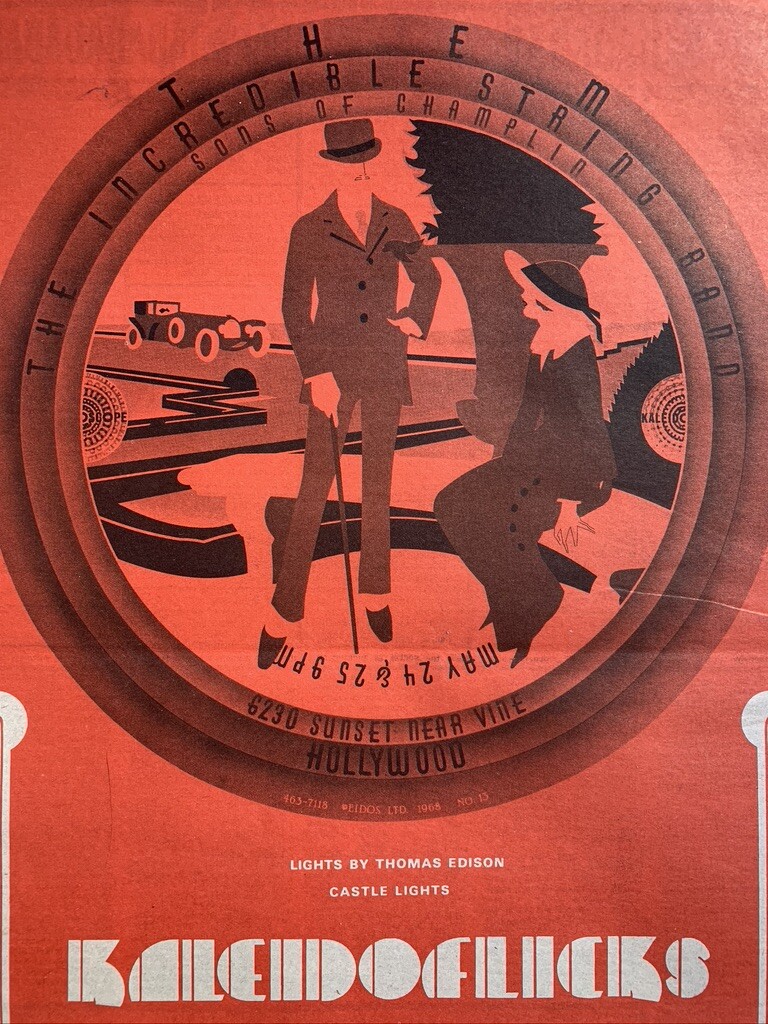 THEM Van Morrison INCREDIBLE STRING BAND SONS CHAMPLIN '68 POSTER ADVERT CONCERT