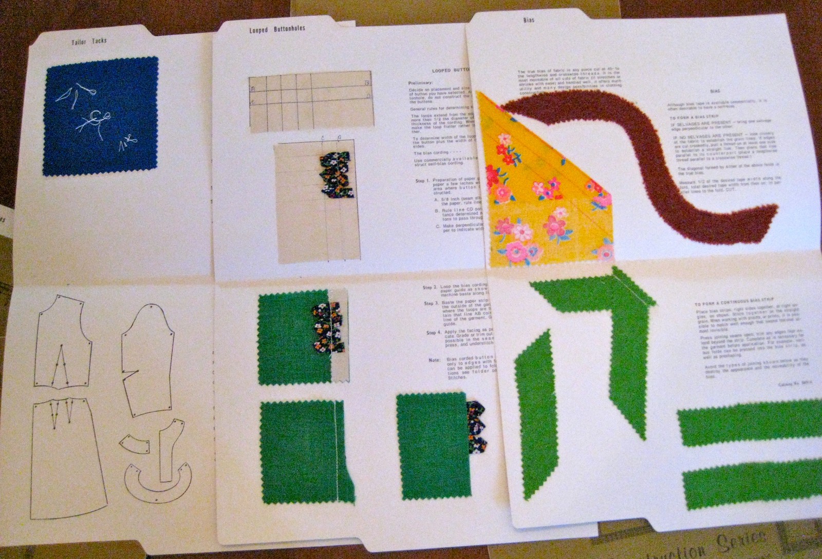 Learn to Sew SEWING CONSTRUCTION SERIES - 31 HOW TO folders - HANDMADE examples