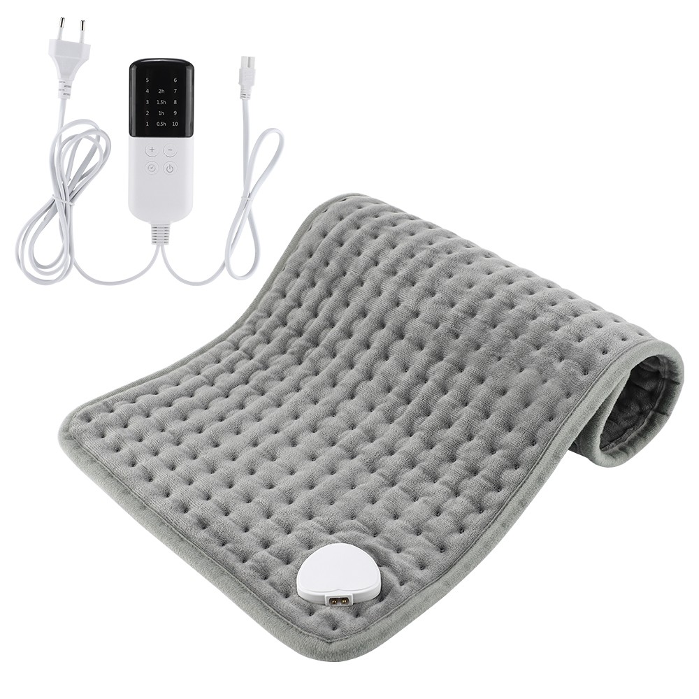 Electric Heating Pad for Pain Relief with 10 Temperature Settings, Auto Shut-Off