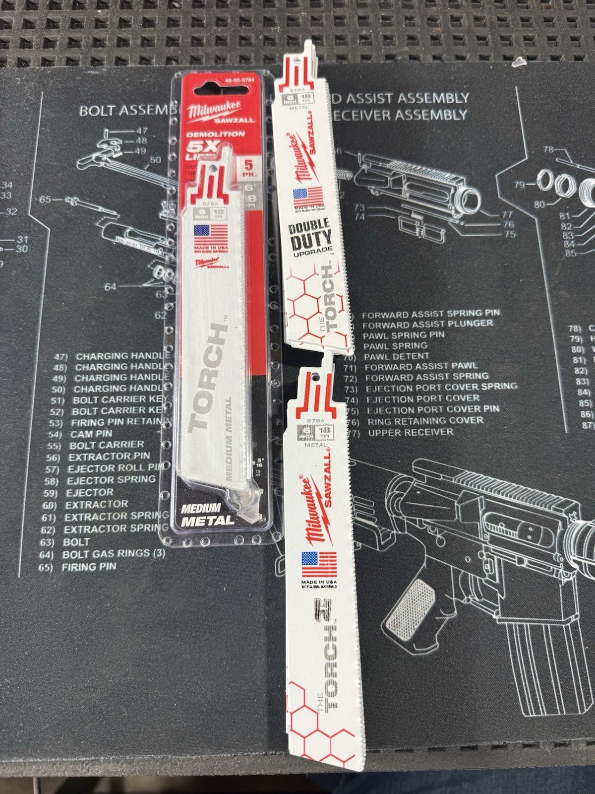 Mikwaukee 12” 5789 9” 5788 6” 5784 9” 5202 And HILTI 362541 Sawzall Blades New