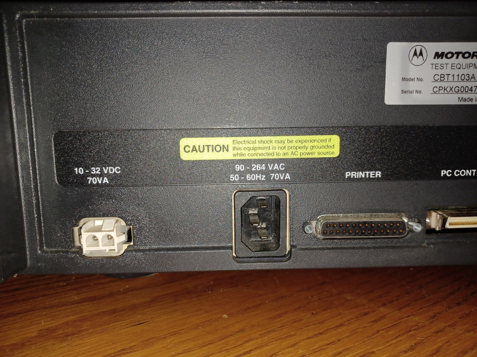 Motorola CyberTest Communications System Analyzer w/AMPS/TACS CBT1103A