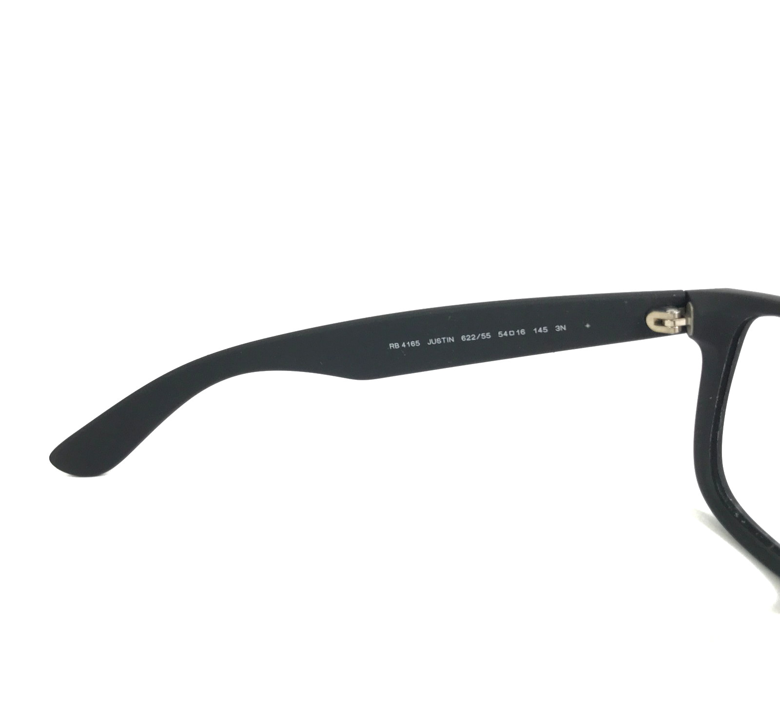 Ray-Ban Eyeglasses Frames RB4165 JUSTIN 622/55 Rubberized Matte Black 54-16-145