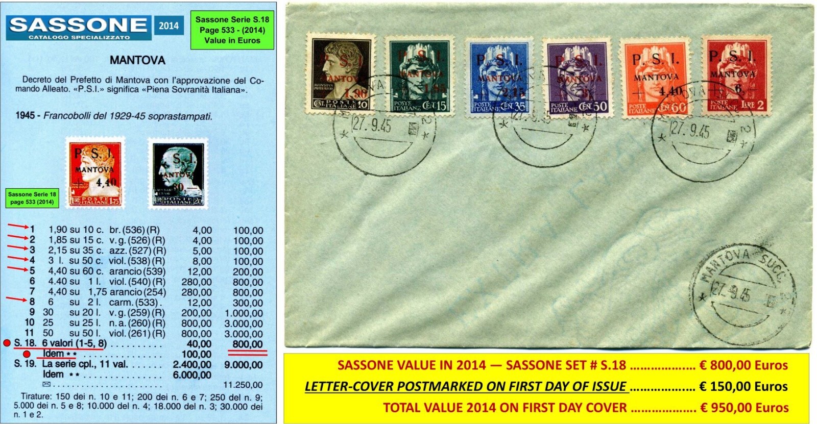 VENEZIA TRIDENTINA 1919 AUSTRIA OCCUPATION - 12 EXCELLENT MINT STAMPS VLH/OG -C2