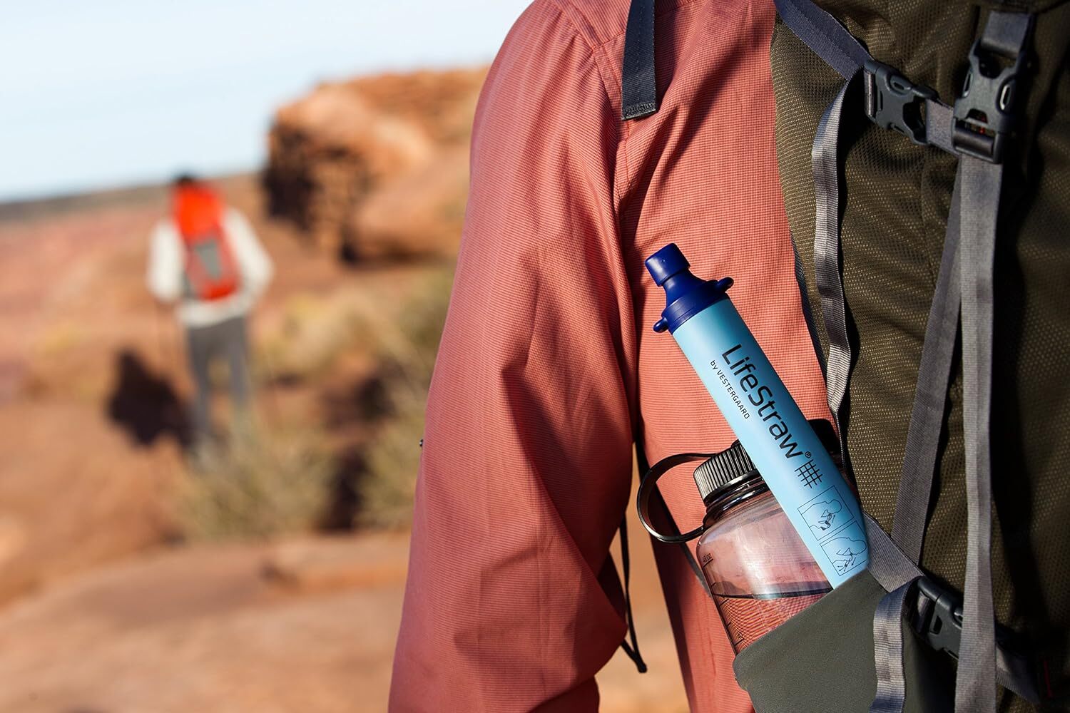LifeStraw Personal Water Filter for Hiking Camping Travel Emergency Vestergaard