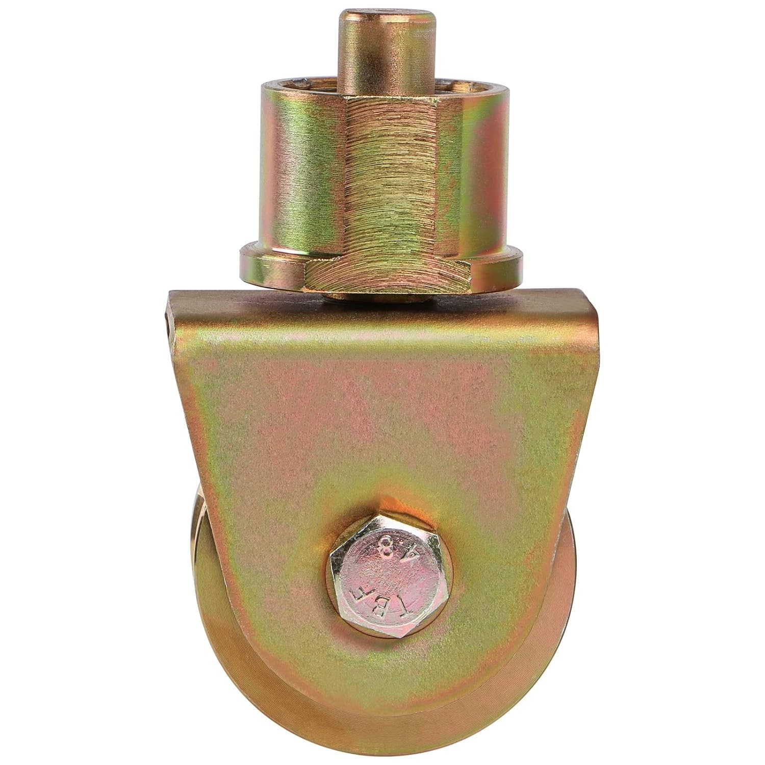 4 Pcs Sliding Gate Wheels 2.5in V Groove Caster 360° Stem 2640LBS Capacity