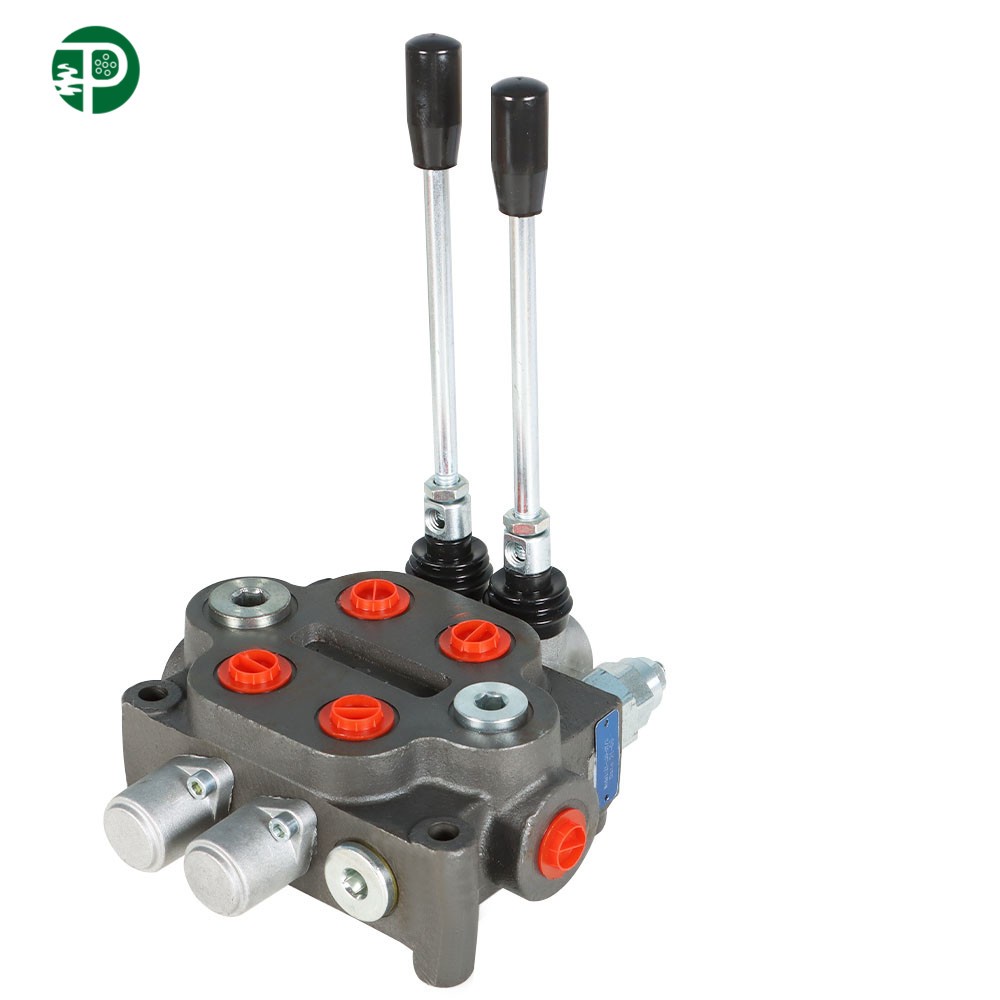 2 Spool 25GPM Hydraulic Directional Control Valve BSPP Tractor Loader US