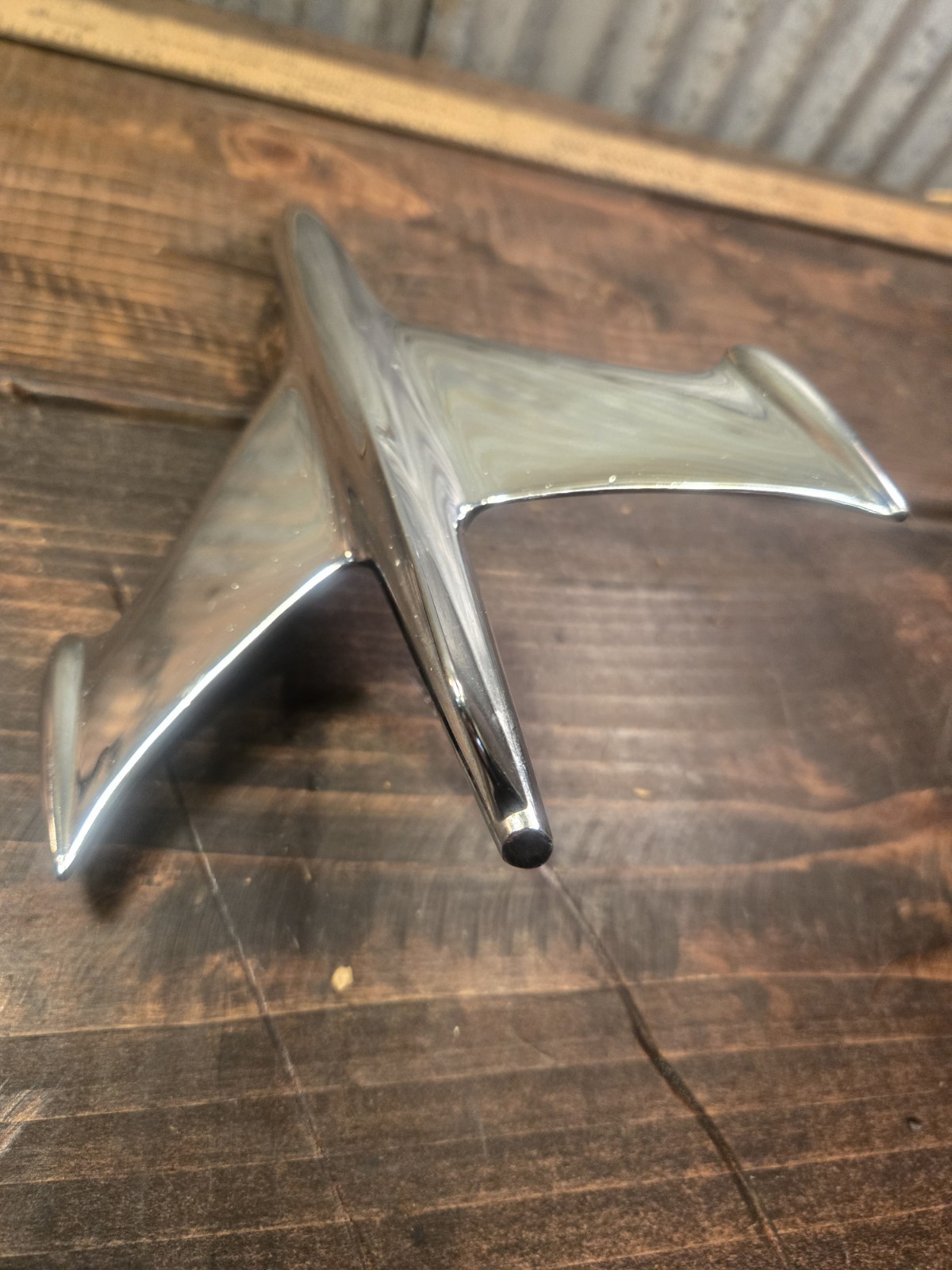 Used 1953 Ford Hood Ornament Rocket Plane Style Emblem