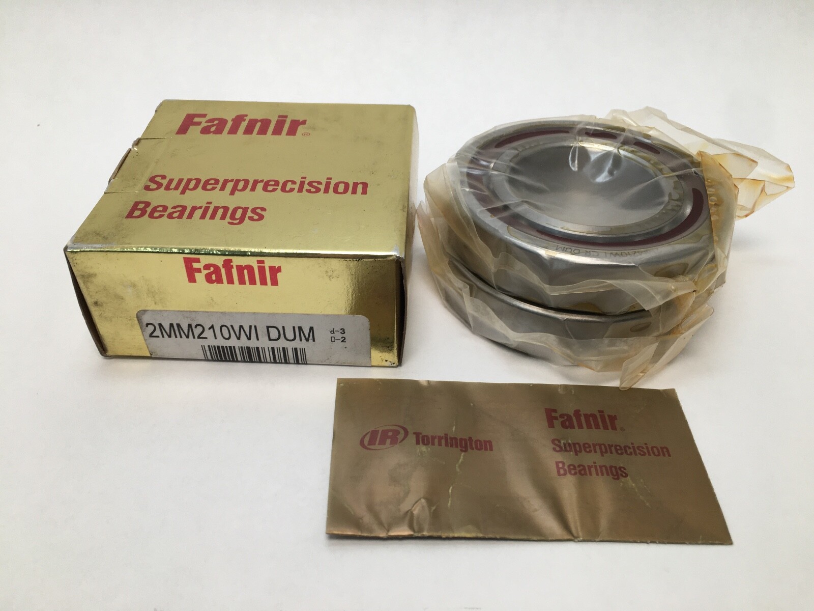 Fafnir 2MM210WI-DUM Angular Bearing 50x90x20mm 2MM210WI CR DUM 7210 USA 2 Pcs