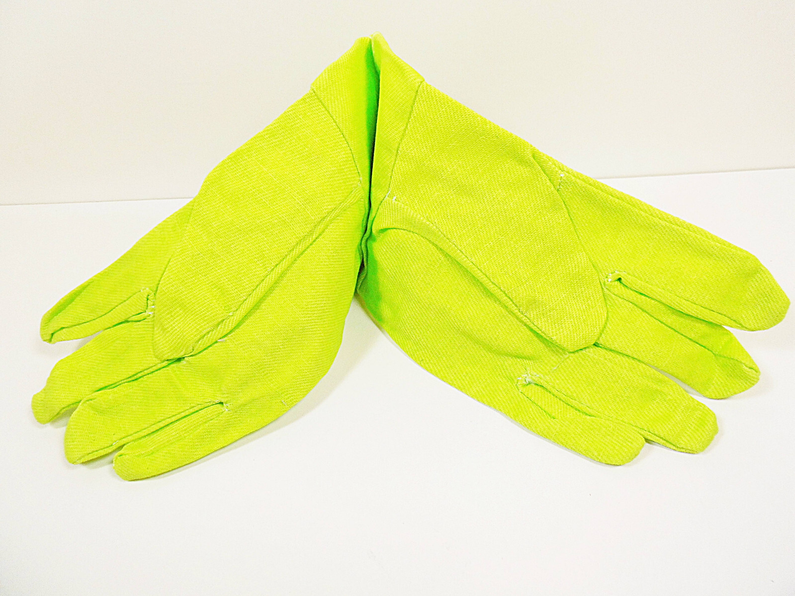 Garden Gloves w Grip Dots L SM XS Gardening Gauntlet Glove Cotton 1 Pr. Cleanup